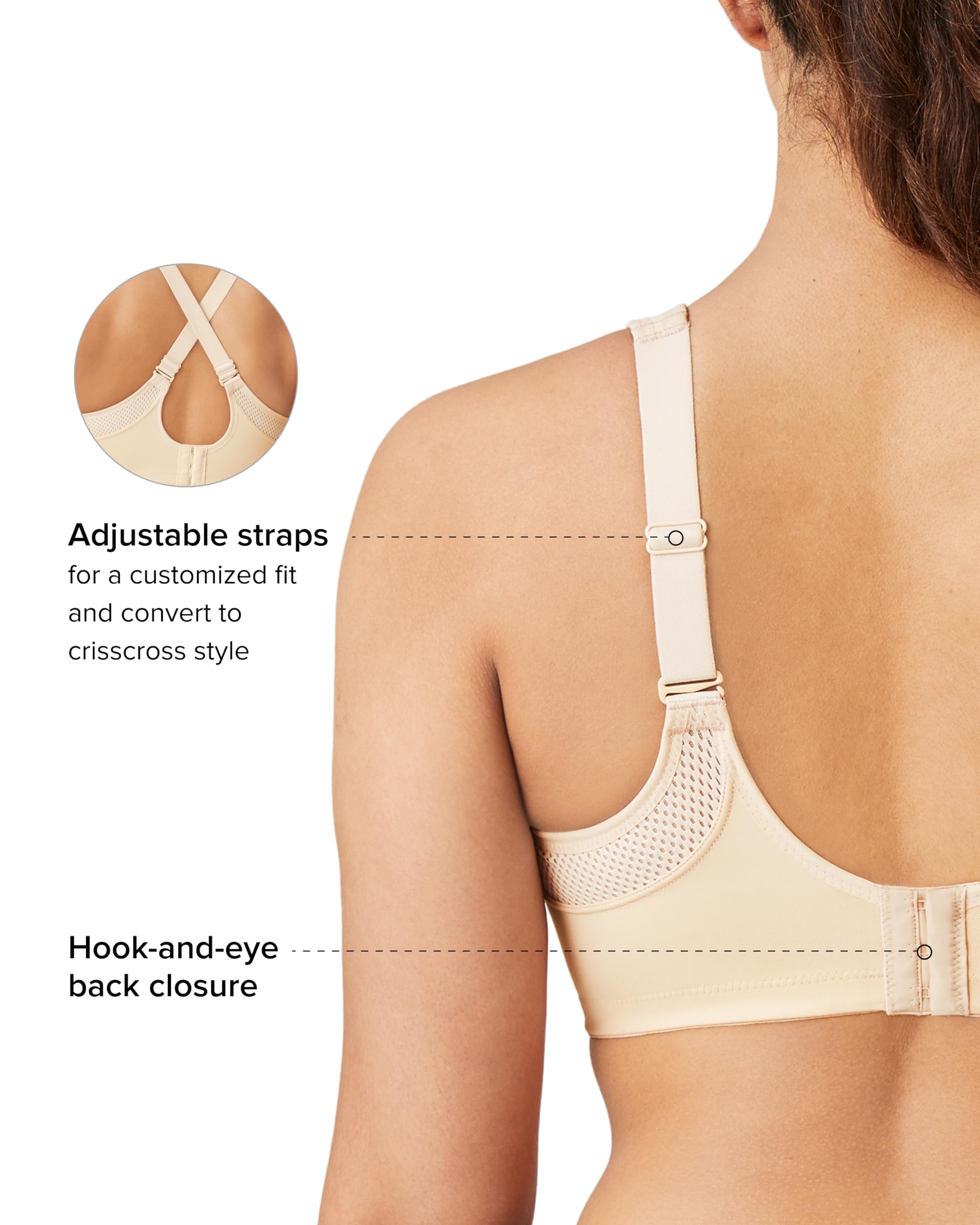 Wacoal Sport Contour Bra Soutien-Gorge de Sport Femme