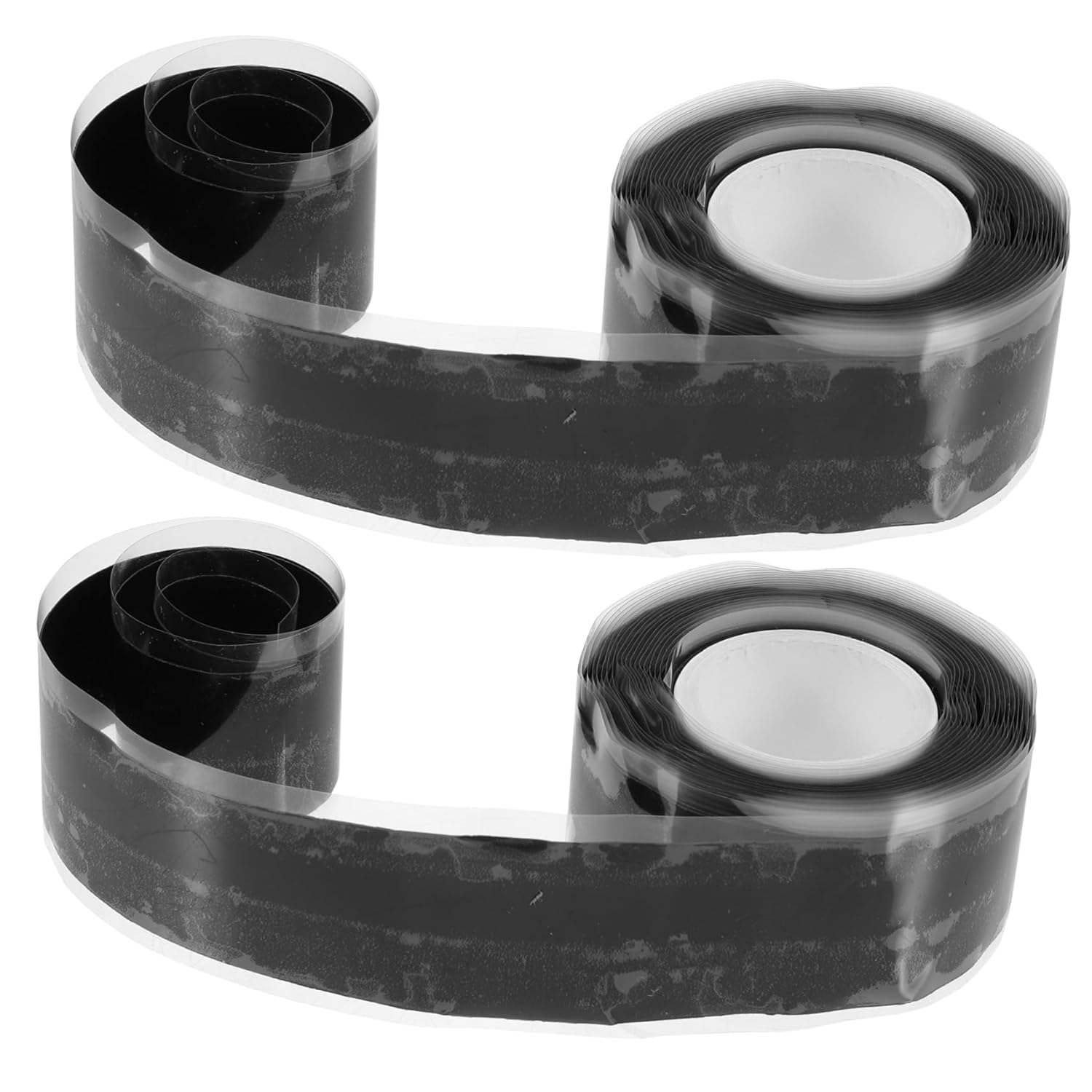 2Rolls Silicone Tape Portable Water Repair Tape for Handle Sealing Slip Grip and Wear Resistant for Gym Equipment and Outdoor Use