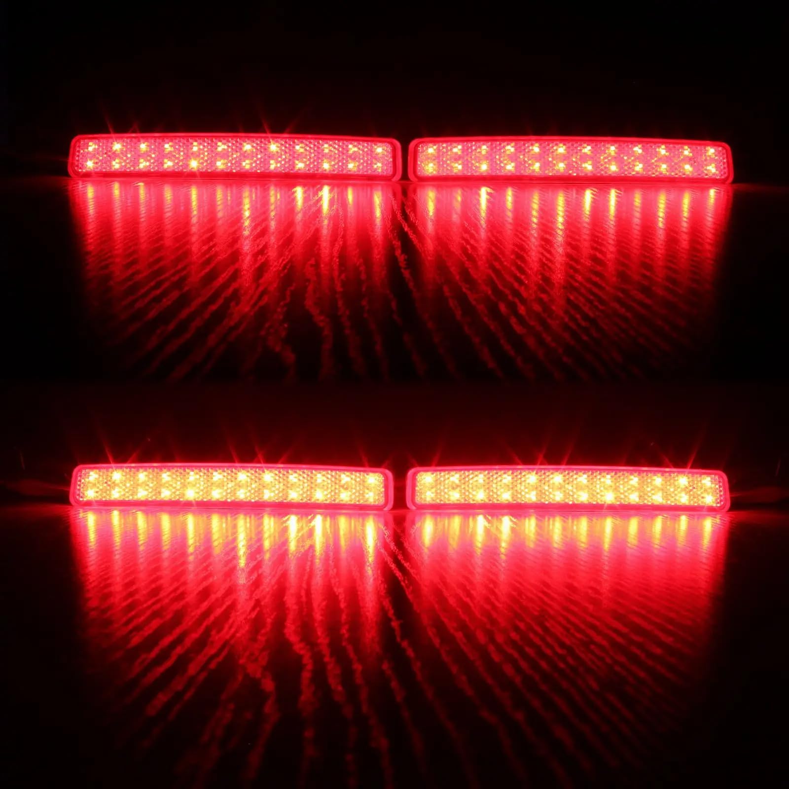 CCACHE Für V = W T5 Transporter 2003-2010, 2 Stück Auto hintere Stoßstange Reflektor Lampe Rücklicht