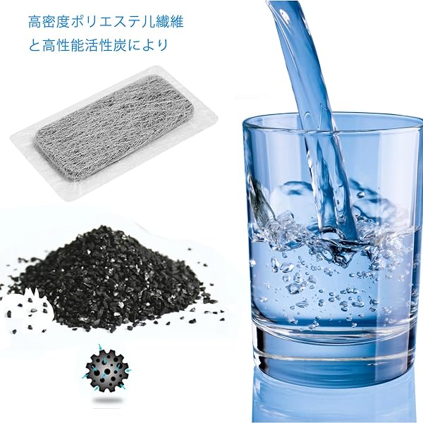 CHNPOFNT冷蔵庫水互換品フィルター,互換性三菱 MRPR-51FT、MR-C33F、MR-C37D、M20CM4526、M20KY6526 冷蔵庫。（7枚入） [並行輸入品] - 2