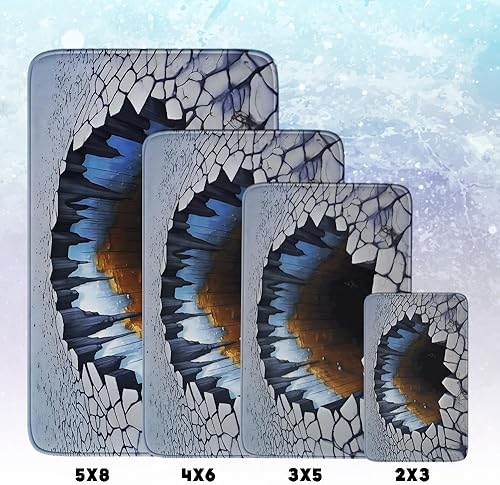 Miniatura 8 de Alfombra geométrica personalizada Drk geométrica ilusión óptica alfombra de área de ilusión óptica agujero 3D alfombra, sala de estar, sofá,