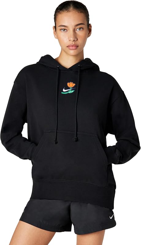 Nike Phoenix Fleece buzo con capucha de baloncesto extragrande para mujer