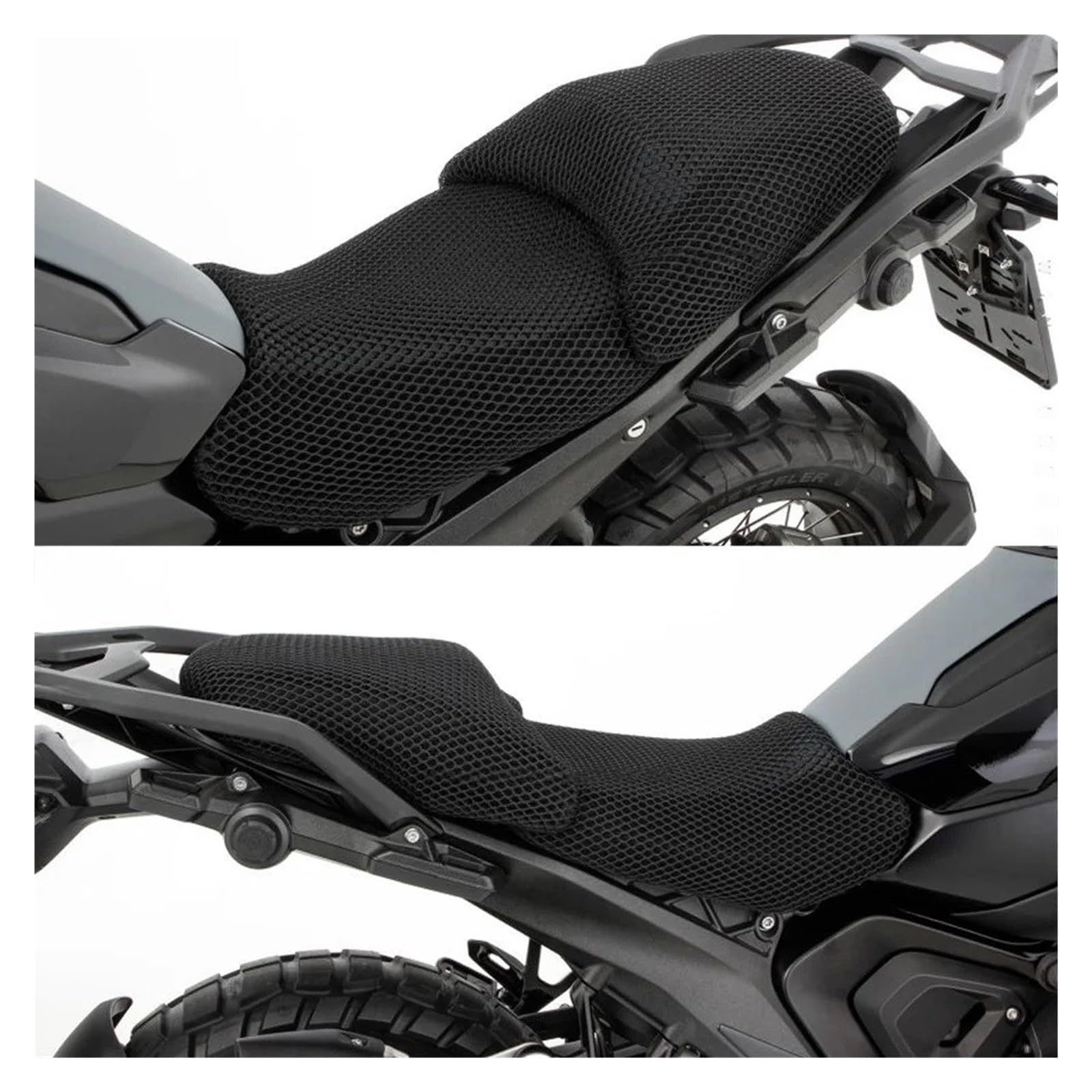 Motociclo Coprisedile Cuscino Coprisedile Con Flusso D'aria 3D Per B&MW R1300GS R 1300 GS 2024- Fodera Per Cuscino In Tessuto Antiscivolo Per Moto
