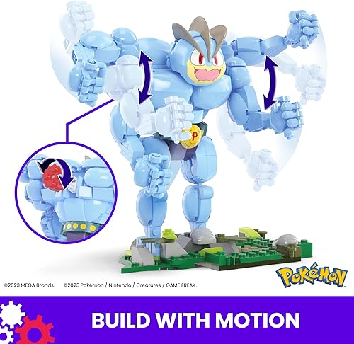 Miniatura 4 de MEGA - Juego de juguetes de construcción Pokémon con 401 piezas, articulados y posables con movimiento, 6+ pulgadas de alto, para niños