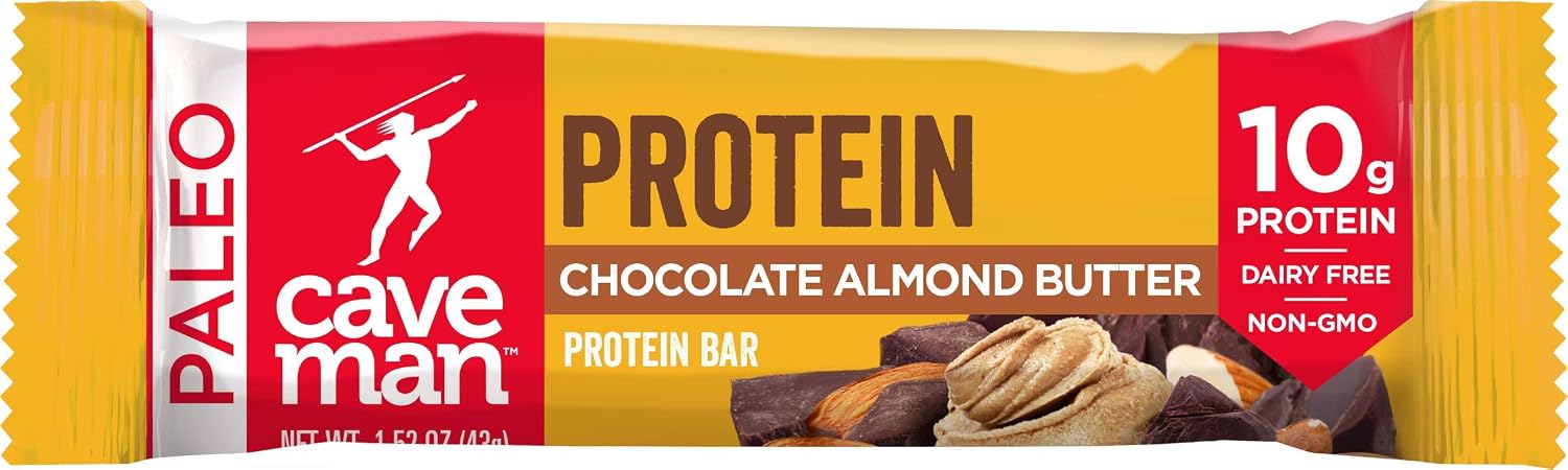 Caveman Foods Chocolate Almond Butter Protein Bar