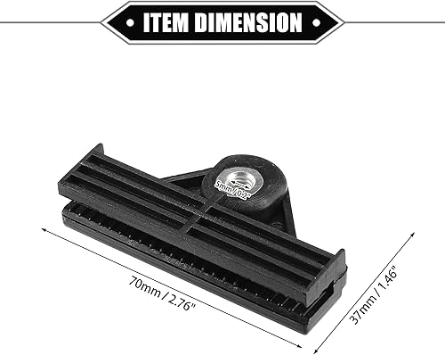 Miniatura 6 de 2 clips de retención de canal de vidrio para puerta de ventana, 2.76 x 1.46 x 0.47 pulgadas, clip universal para regulador de vidrio, para