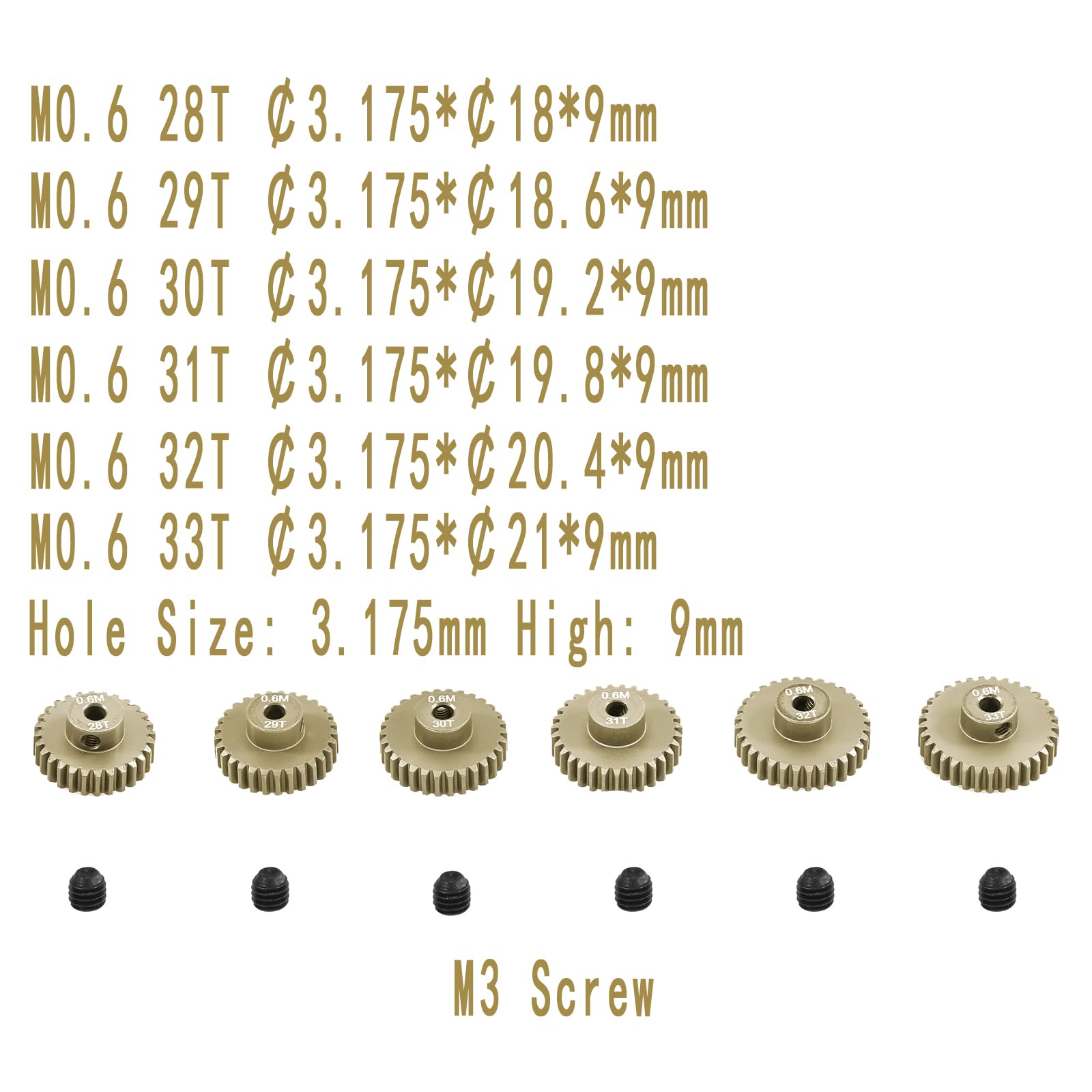 RC Pinion Gear Set - Upgrade Your RC Vehicle -4