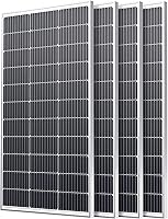 Callsun 400W Solar Panel Kit: 4x 100W Monocrystalline High-Efficiency Panels for RV, Home, Off-Grid 12V/24V/48V Systems