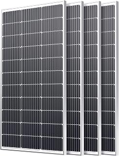 Callsun 400W Solar Panel Kit (4x 100W Monocrystalline) High Efficiency for RV, Home, Off-Grid 12V/24V/48V Systems