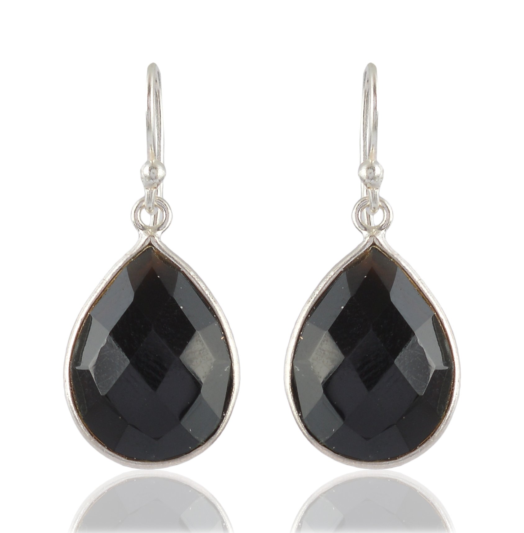Silver Planets 92.5-925 Sterling Silver Black Onyx Stone Latest Ethnic Earing for Women and Girls (E12) (B078RJR5XC) Amazon Price History, Amazon Price Tracker