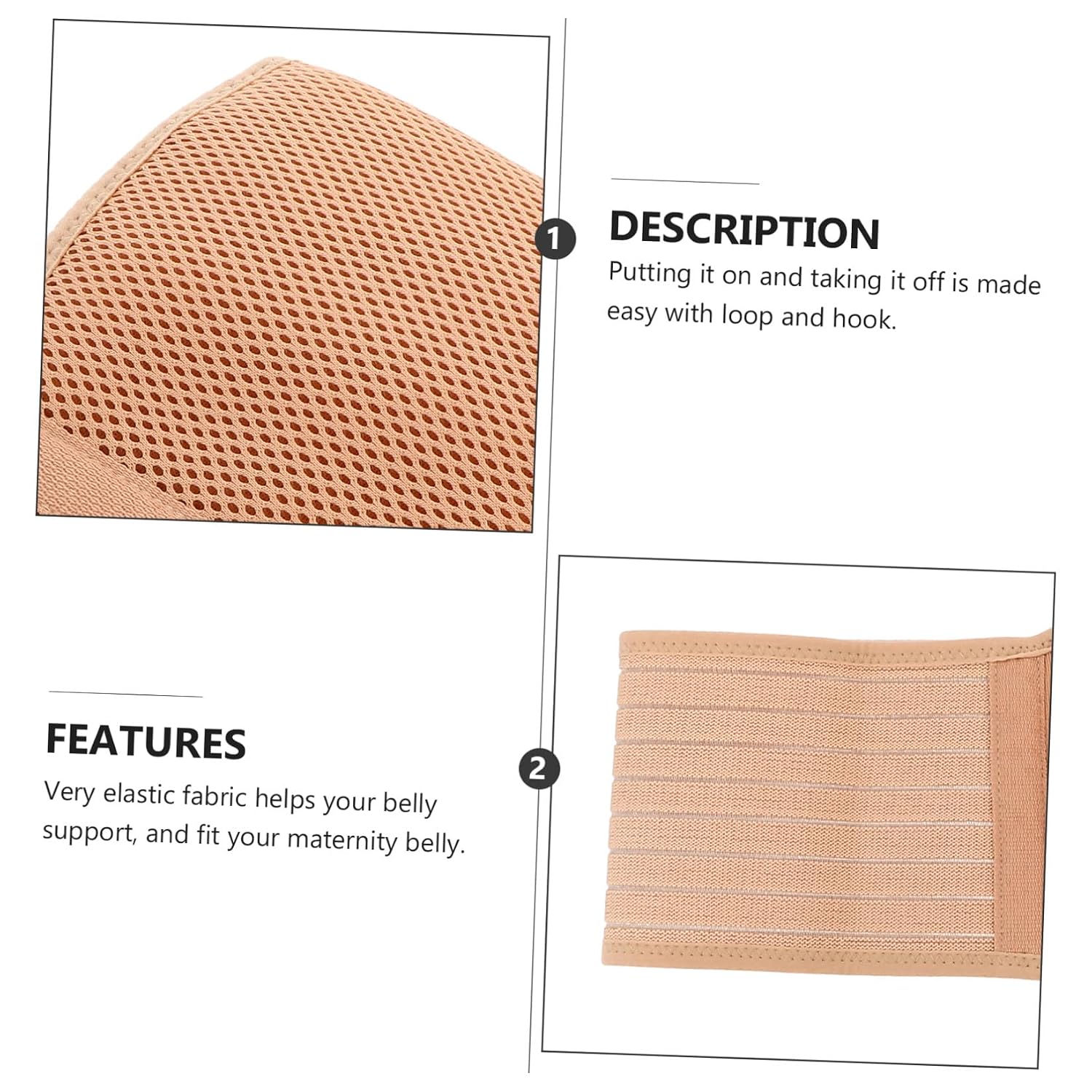 LIFKOME Breathable Maternity Belly Band Adjustable Abdomen Support Belt for Pregnant Women Pressure Relieving Design Comfortable Fit for Pregnancy Support