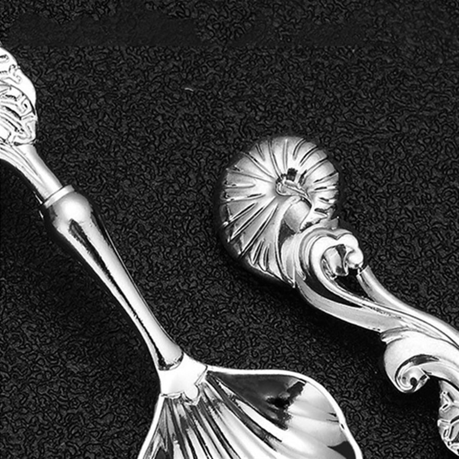 JINGYAN Cucchiaini da caffè Coffee Spoon Kitchen Dining Flatware Cutlery Dessert(Gold)
