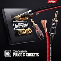 Vista 5 de Install Link Cable de altavoz de calibre 12 AWG (100 pies) para estéreo, coche o cine en casa, CCA