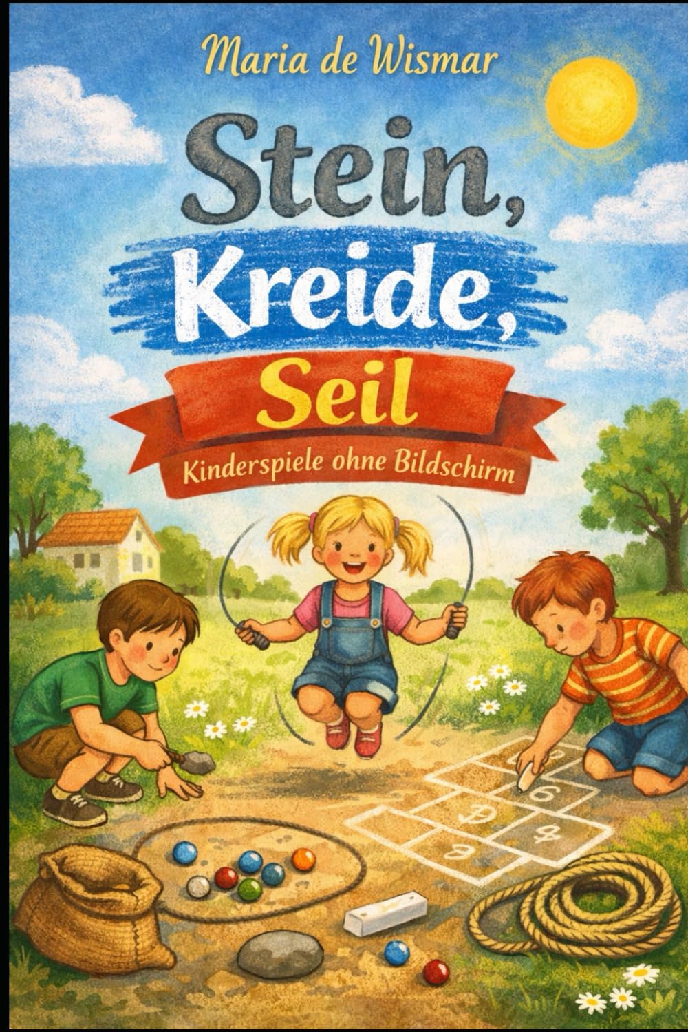Spiele für Kinder: Stein, Kreide, Seil – Kinderspiele ohne Bildschirm