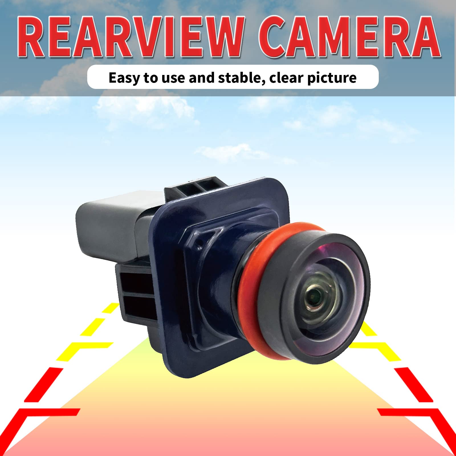 Rear View Backup Camera For 2011-2015 Ford Edge & 2011-2012 Lincoln MKX – Plug & Play Replacement (Replaces BT4Z-19G490-B)