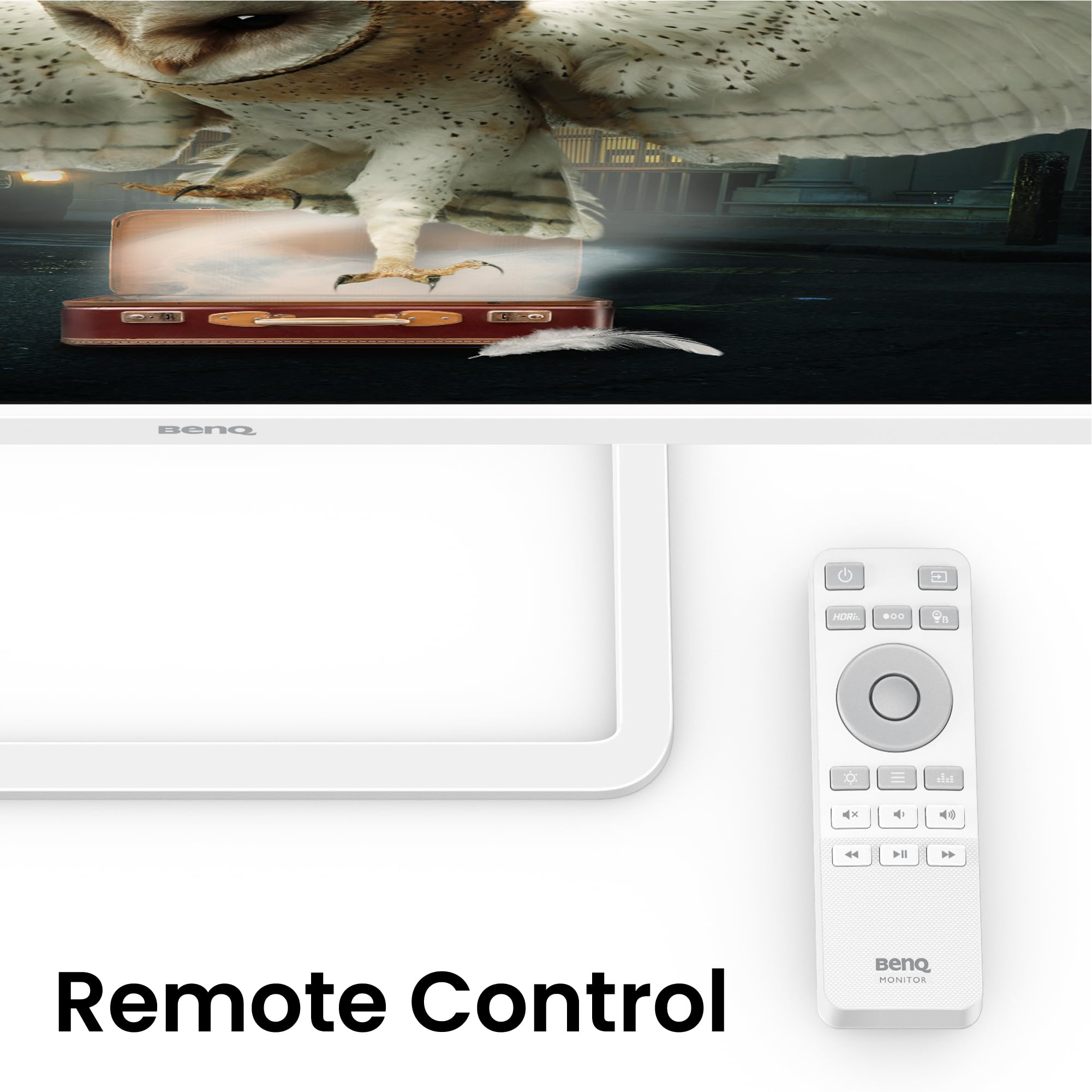 BenQ EW3290U 4K Écran, 32", 3840x1260, P3 98%, Technologie AI Contrast Exclusive, Haut-parleurs 2.1 intégrés avec Caisson de Basses, Port USB-C, 3 Ports HDMI, Design Ergonomique, Technologie Eye Care