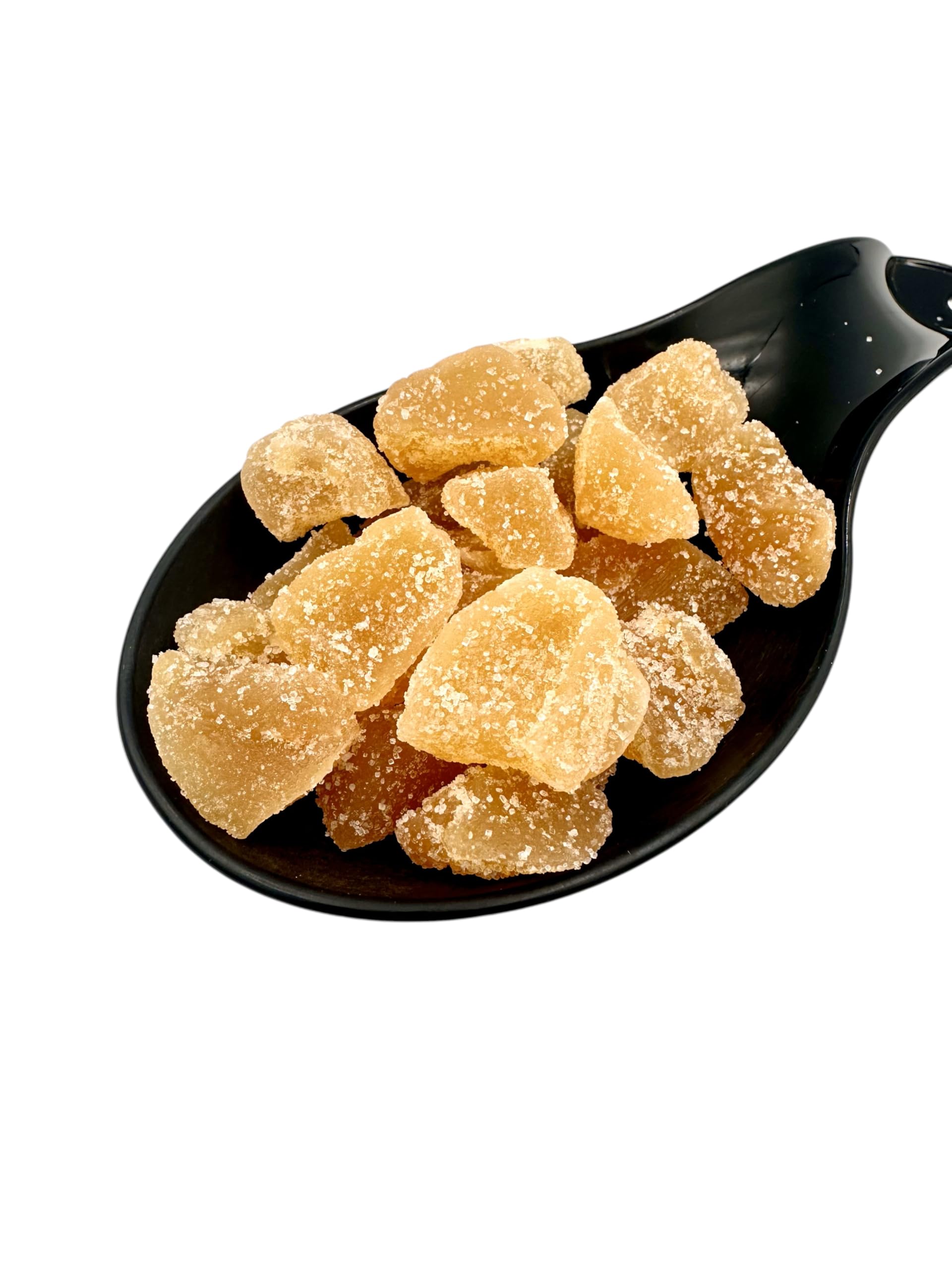 Fruta seca de jengibre cristalizada | Azúcar añadido - Zingiber Officinale (750 gramos)