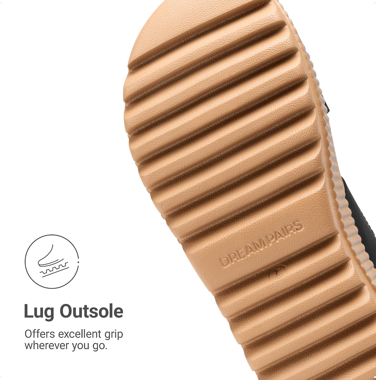 DREAM PAIRS Women's Platform Slip on Adjustable Sandals Lightweight Comfortable Non-Slip Vacation Beach Chunky Open Toe Wedges for Summer Waterproof Shoes 2026