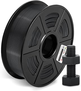 COLIDO ABS Filament 1.75mm,High Abrasion and Heat Resistance,no Clogging,Neat Winding,3D Printer Filament 1kg Spool (2.2lbs),Dimensional Accuracy +/- 0.02mm, Suitable for Most 3D Printers.(1-Black