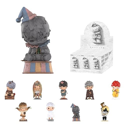 POP MART HIRONO Reshape Series Figures, 9PCs HIRONO Blind Box Figures, Random Design Action Figures Collectible Toys Home Decorations, Holiday Birthday Gifts for Girls and Boys, Whole Set