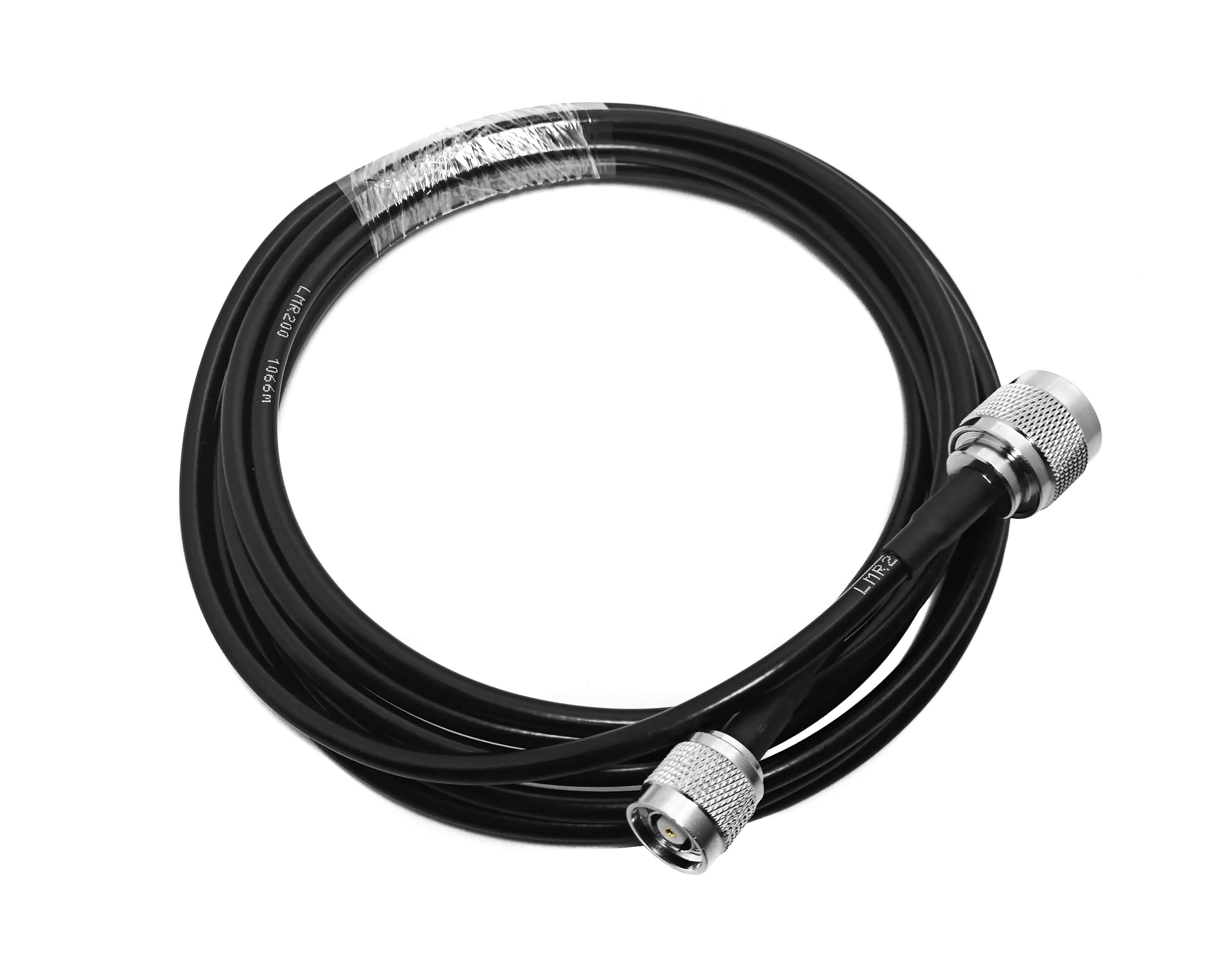 1 câble coaxial LMR200 RP N mâle vers RP TNC mâle pour applications 3G/4G/5G/LTE/WiFi/RF (15,2 m)