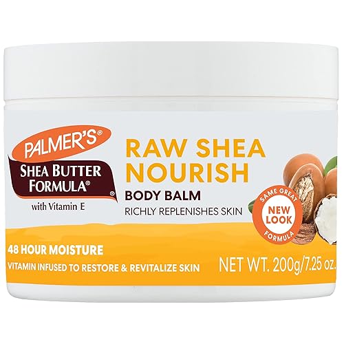Miniatura 9 de Palmer's Loción corporal de karité cruda de fórmula de karité para piel seca, 33.8 onzas y fórmula de manteca de cacao, terapia de la piel, aceite