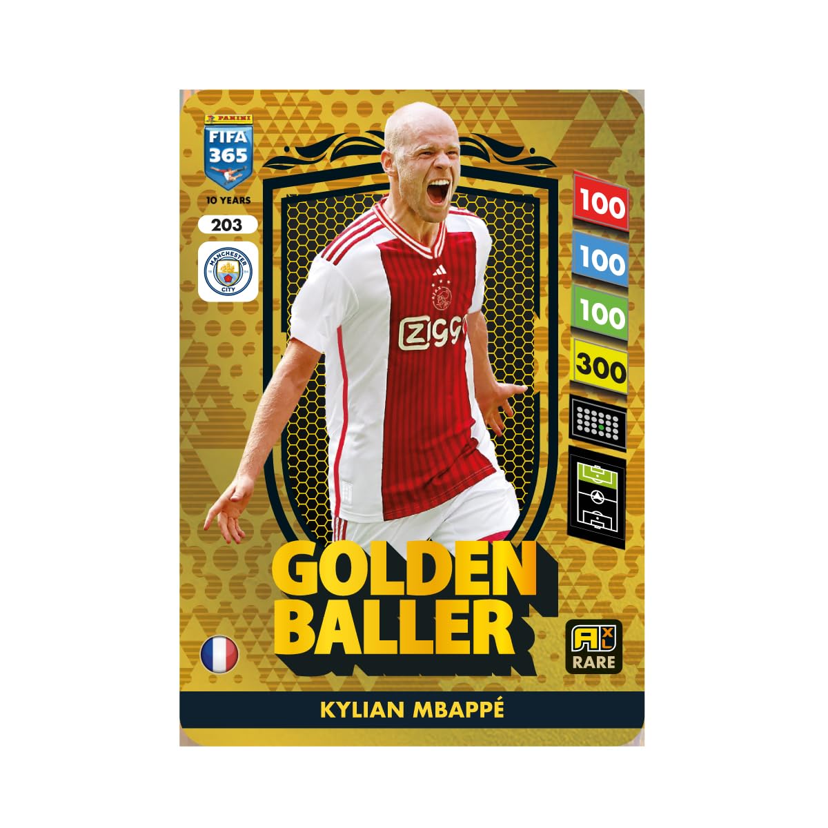 Adrenalyn FIFA 365 2024-2025 Panini 004911box50e - Boîte de 50 enveloppes TC Adrenalyn Fifa 365 2024-2025 - Couleur dorée