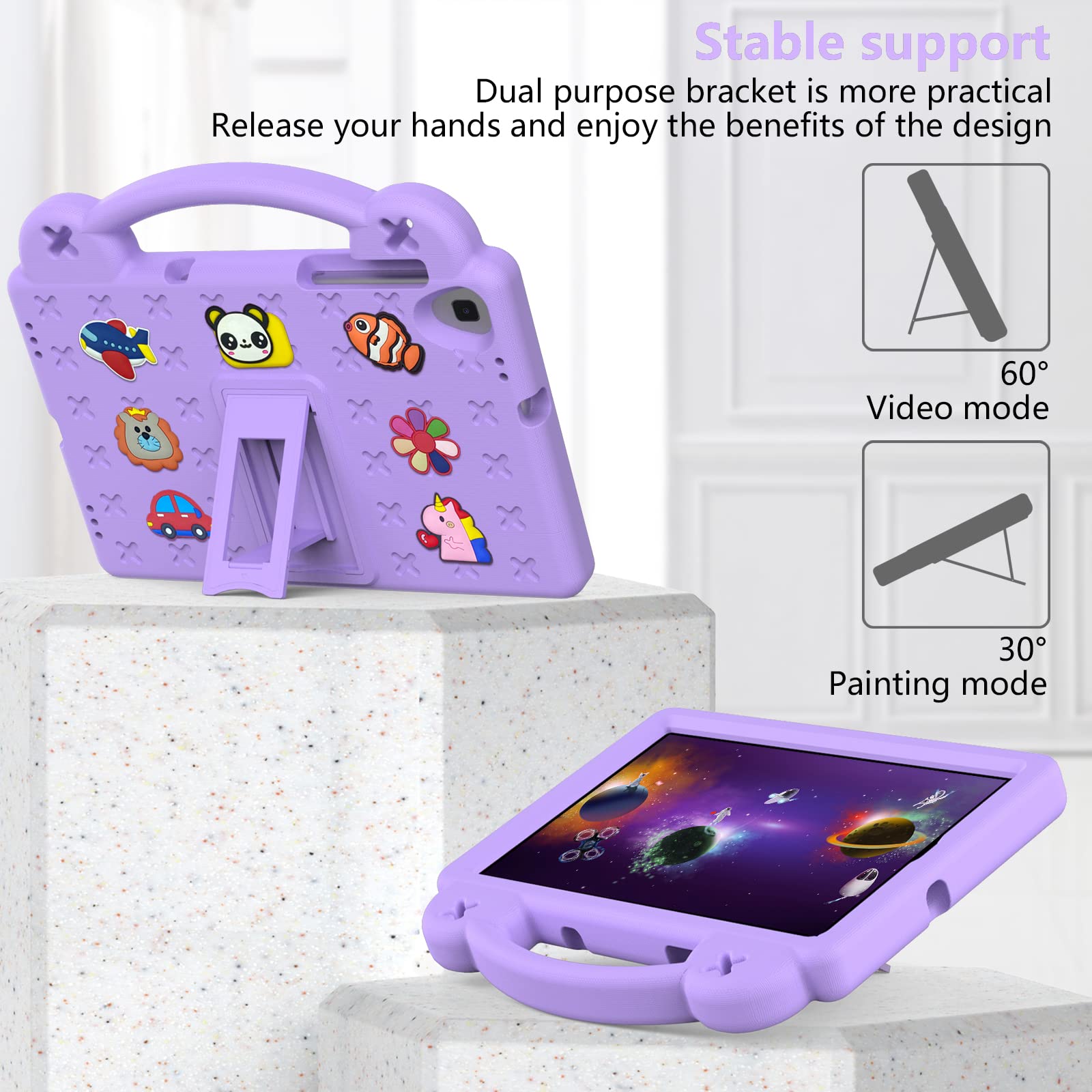 EVA Case For Lenovo Tab M11 TB-330FU P11 Gen 2 11.5 Inch TB-350FU M10 HD 2nd TB-328FU TB-X306F Kids Cover Handle Stand - 7 - View #8