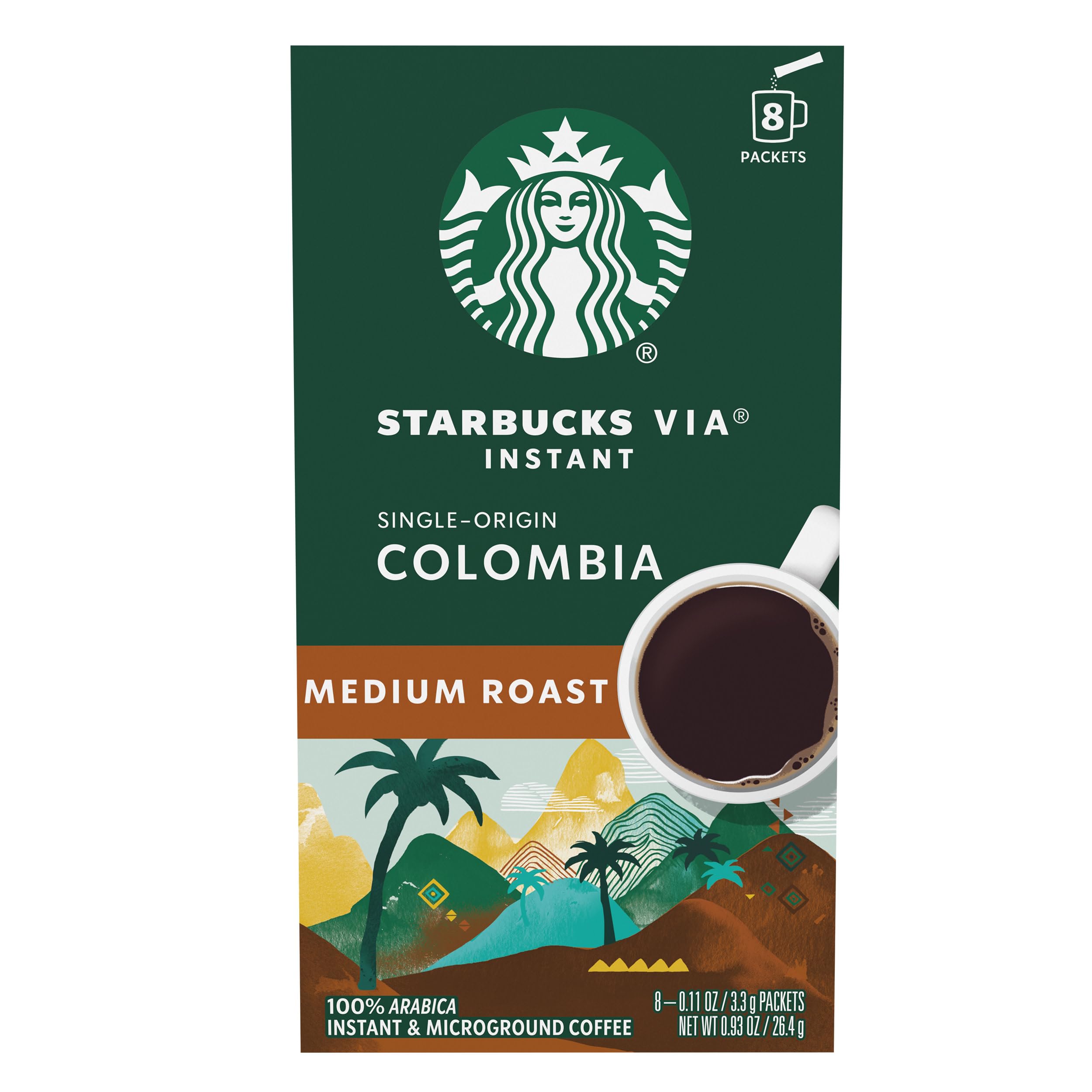 Starbucks VIA Ready Brew Colombia Instant Coffee