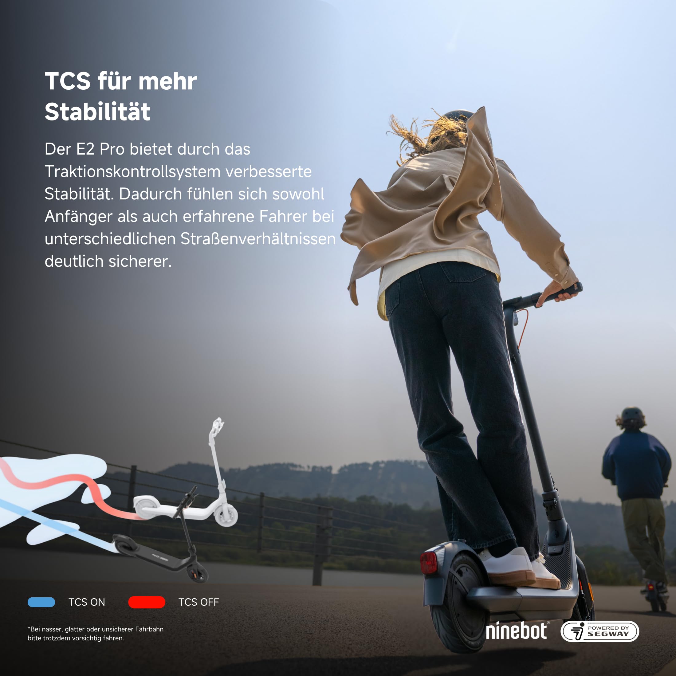 Segway-Ninebot Trottinette électrique pour navetteurs avec autorisation de Circulation routière