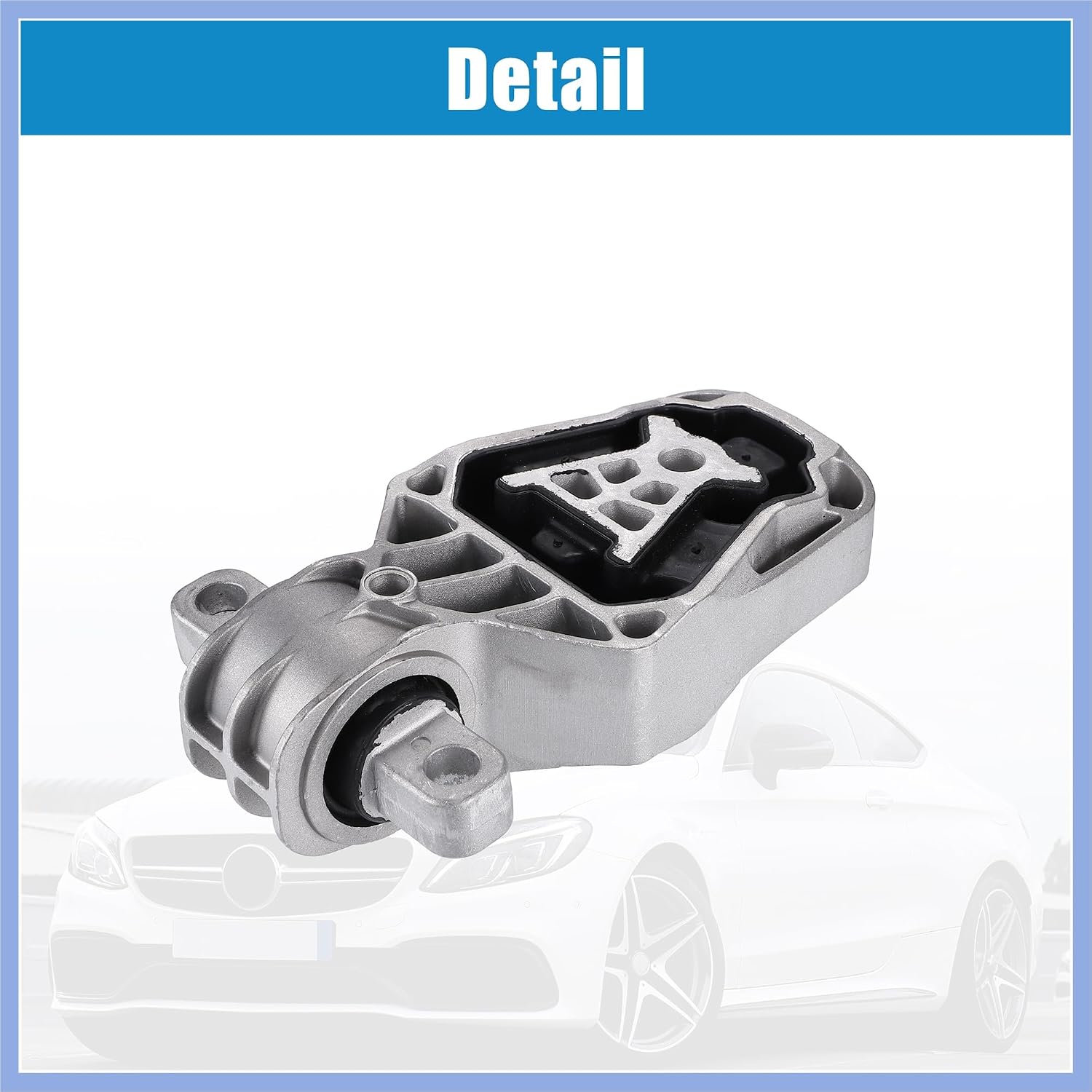 No.2462401209 Lower Torque Strut Mount for Mercedes-Benz CLA 250 2014-2019 2.0L Flex Gas Metal Rubber Black Stable