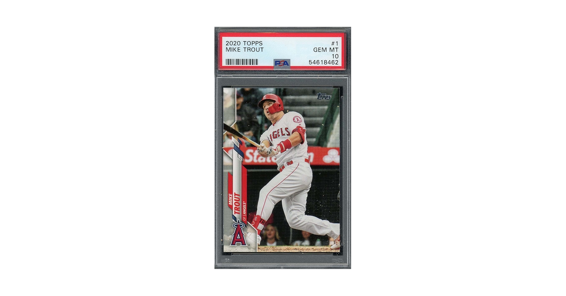 マイク・トラウト PSA10鑑定済み Amazon.com: Mike Trout 2020 Topps Baseball Card #1 Graded