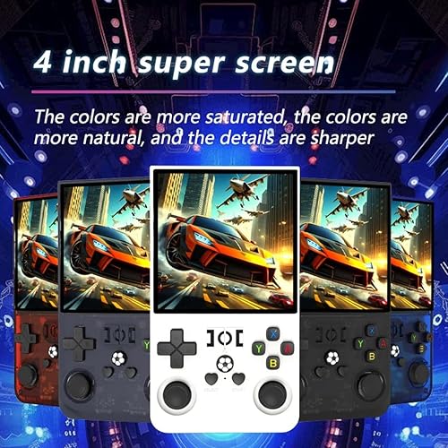 Miniatura 2 de R36MAX - Consola de juegos retro de mano, preinstalada más de 22,000 juegos, tarjeta TF de 128 G y emulador de 30 emuladores de pantalla IPS de 4.0