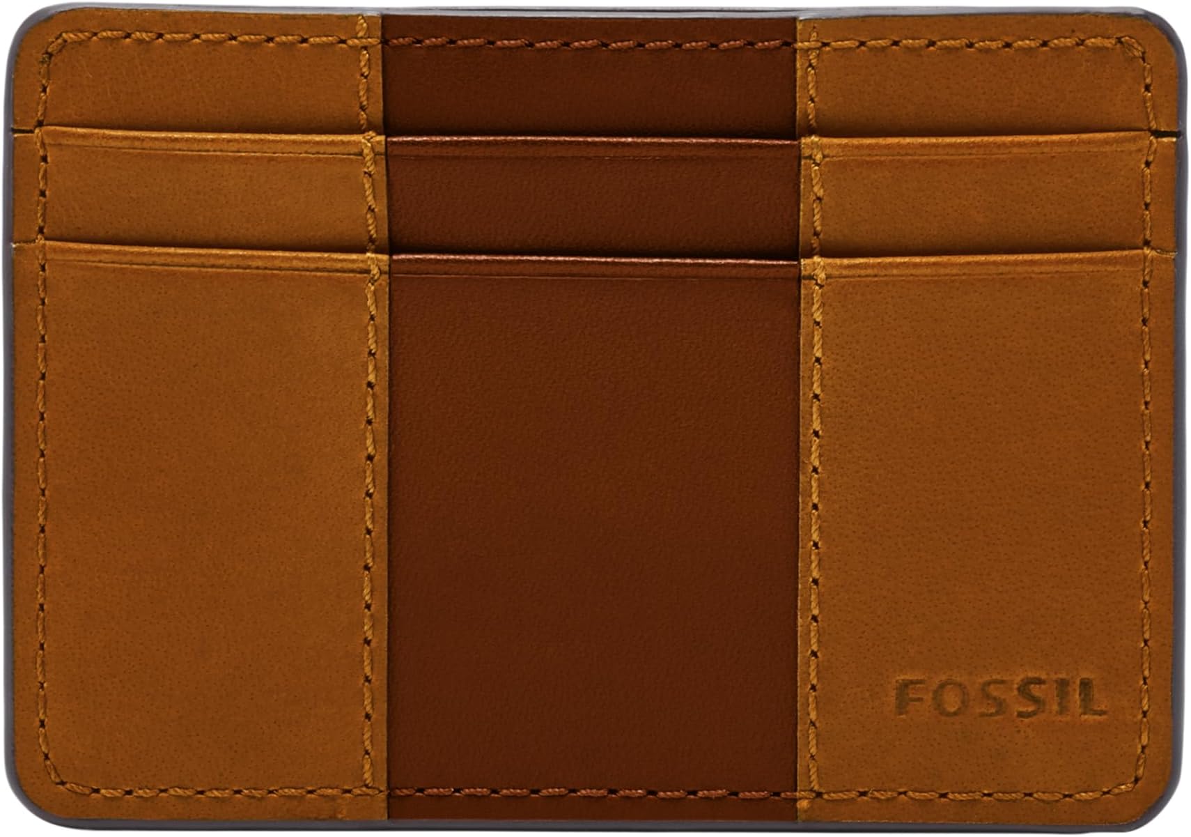 Men's Everett Leather Card Case 10.2 cm L x 0.7 cm W x 7.0 cm H