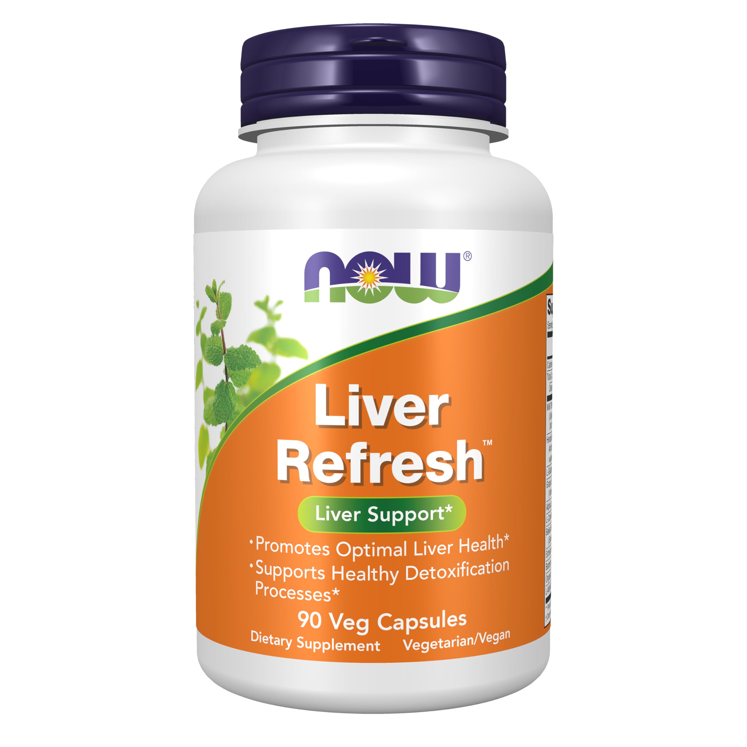 NOW Foods Supplements, Liver Refresh™ with Milk Thistle Extract and Unique Herb-Enzyme Blend, 90 Count (Pack of 12)