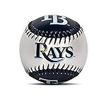 Franklin Sports Tampa Bay Rays MLB Team Baseball - MLB Team Logo Soft Baseballs - Toy Baseball for Kids - Great Decoration for Desks and Office