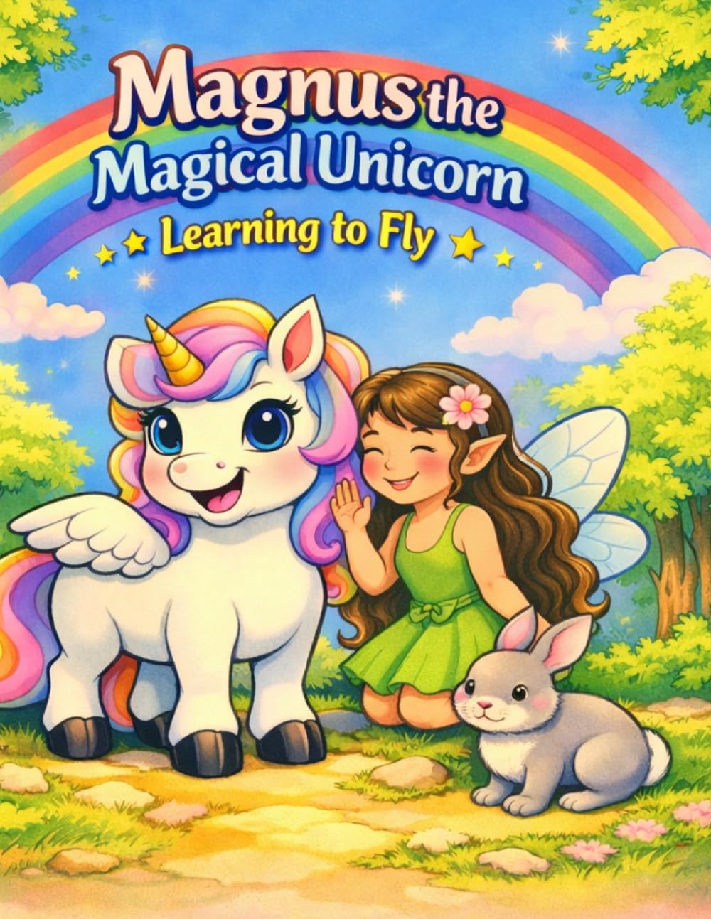 Magnus the Magical Unicorn Learning to Fly