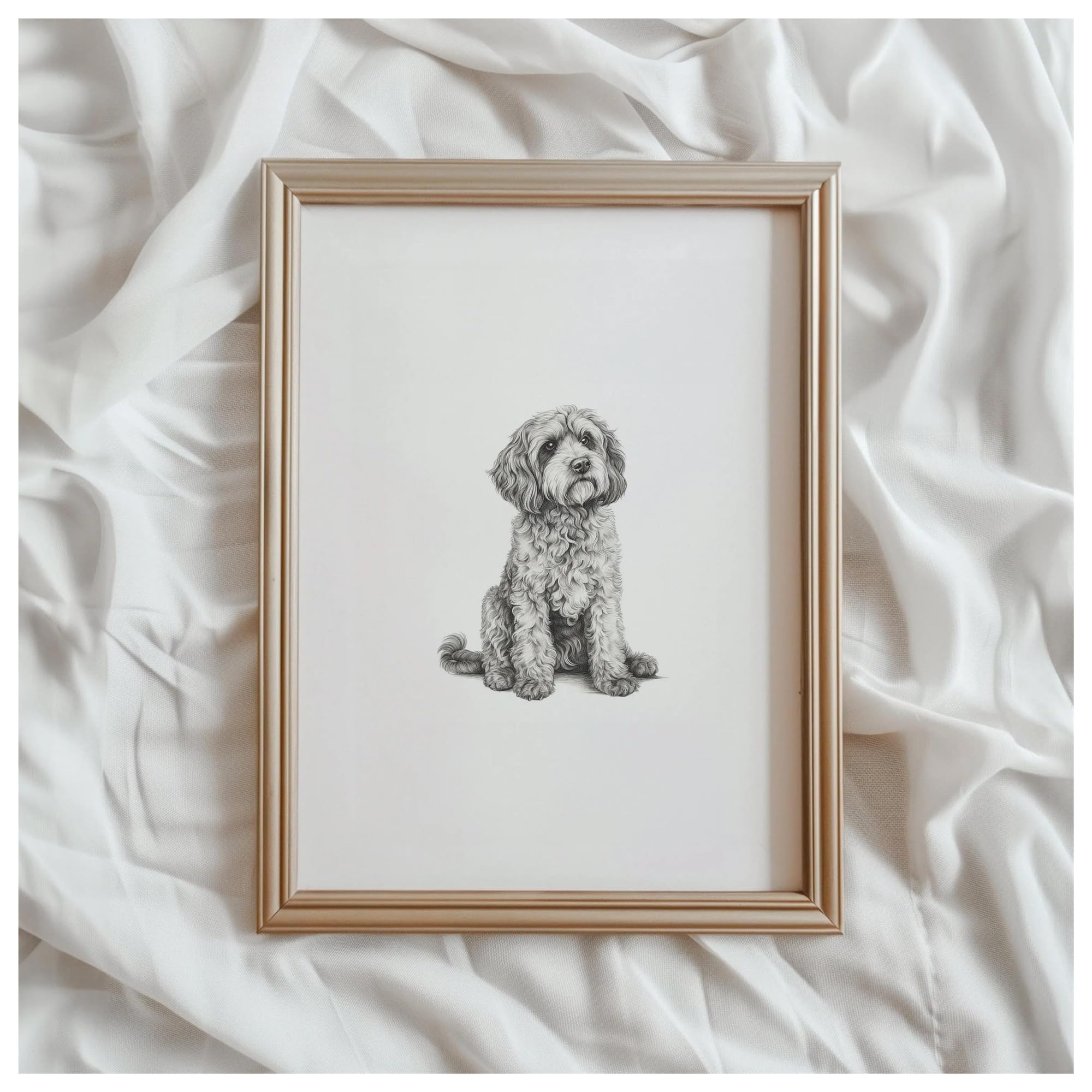 Oeuvre numérique animaux noir et blanc impression haute définition sur toile 30x40