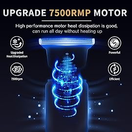 Ufree Professional Beard Trimmer for Men, Zero Gapped T-Blade Hair Clipper & Mustache Trimmer Kit with LCD Display, Precision Edgers for Haircut & Grooming, Barber-Grade Electric Shaver, Gifts for Men