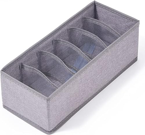 Miniatura 27 de Qozary Paquete de 3 divisores organizadores de cajones de ropa interior, cajas de almacenamiento plegables para ropa, calcetines, lencería, ropa