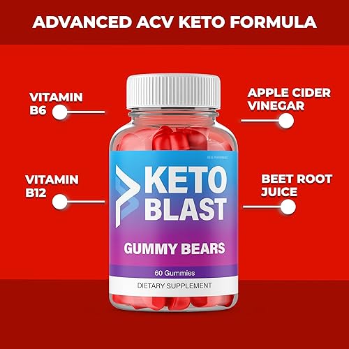 Miniatura 3 de IDEAL PERFORMANCE Paquete de 3 gomitas Keto Blast Keto Blast Gummy Bears Blast Keto Gummi Bears Max Keto Blast ACV Gummies KetoBlast ACV Gummies