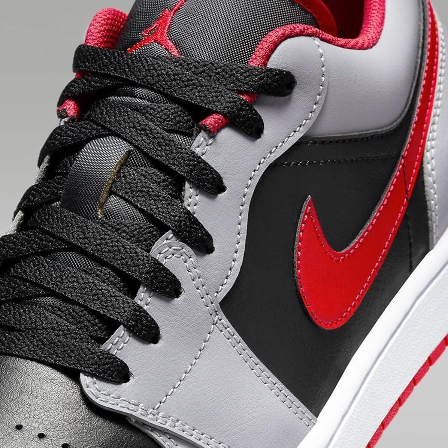 Nike Air Jordan 1 シルバー/レッド Nike Air Jordan 1 Mid SE Red Cracked Leather HJ9337-106