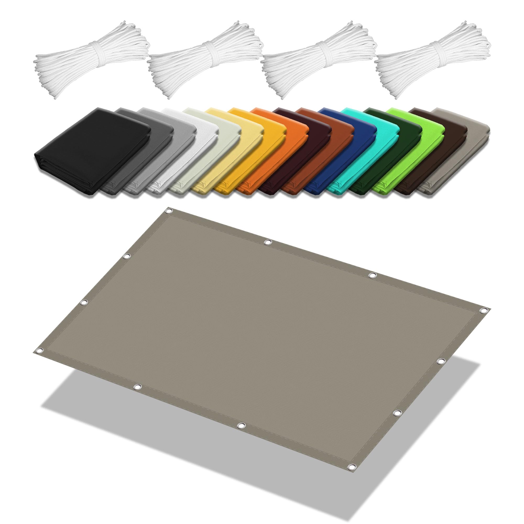 Voile ombrage rectangulaire 1.8 x 7 m pour créer un coin frais sur la terrasse