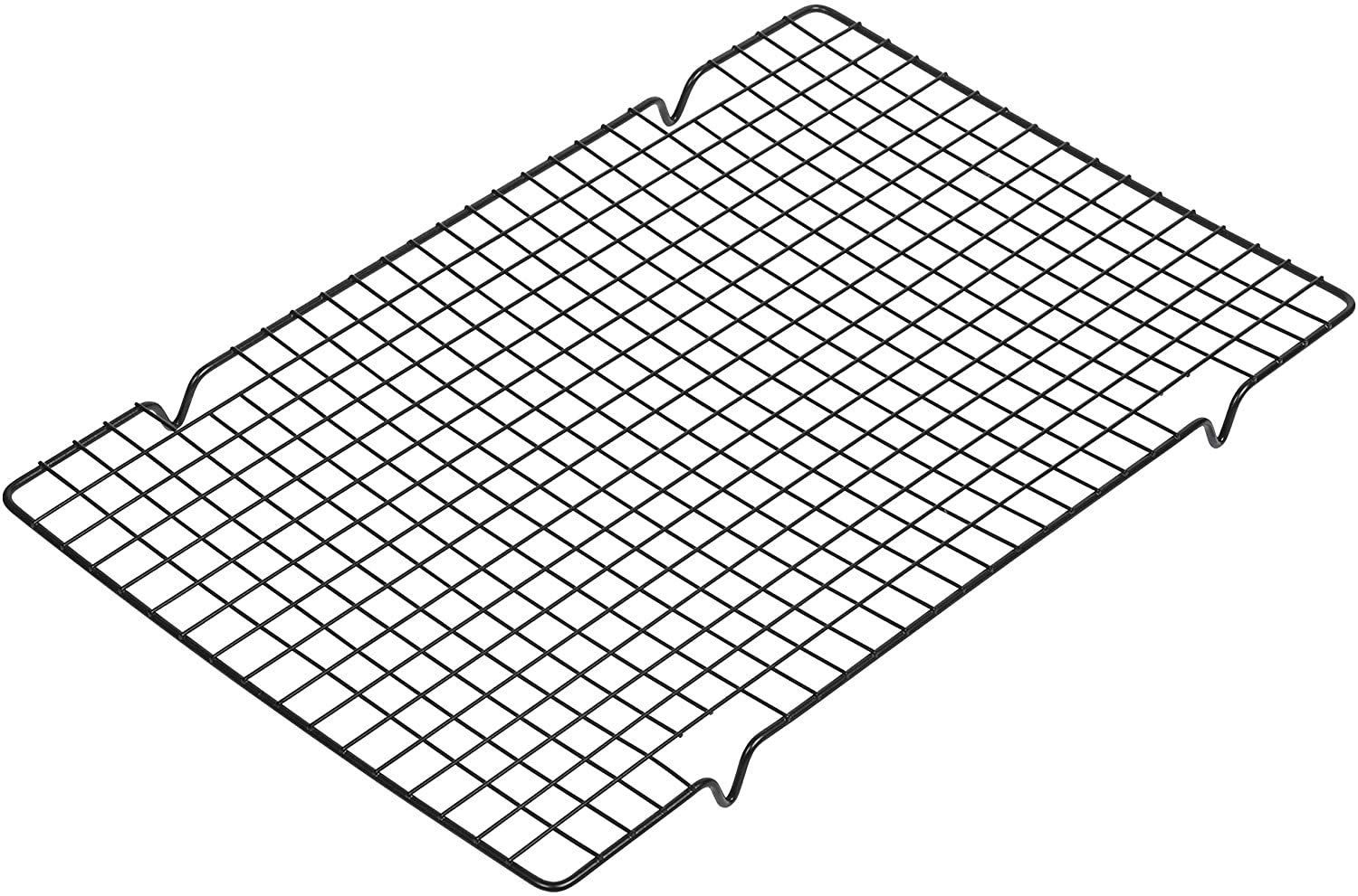 Non-Stick Wire Cookie Cooling Rack Oven Safe Cooling & Baking Rack for Cookies, Cakes, and Bread Sturdy Metal Wire Grid for Even Airflow Ideal for Baking, Roasting, and Cooling - 40 x 25 x 2 Cm-image-18