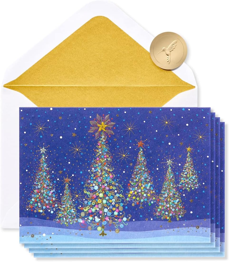 Papyrus Boxed Christmas Cards with Envelopes, Designed by House of