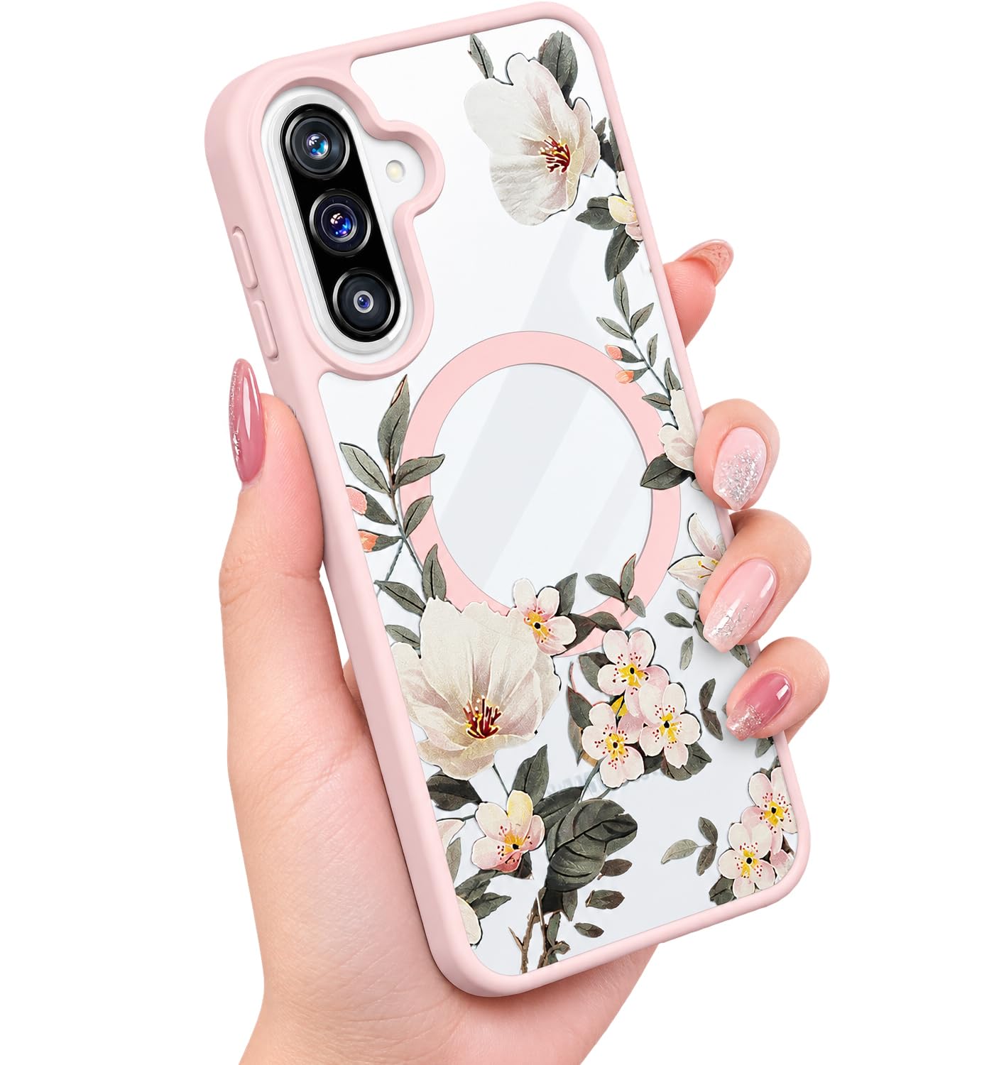 VONZEE Galaxy A57 5G Floral Case - Blue -26 VONZEE Galaxy A57 5G Floral Case - Blue -26
