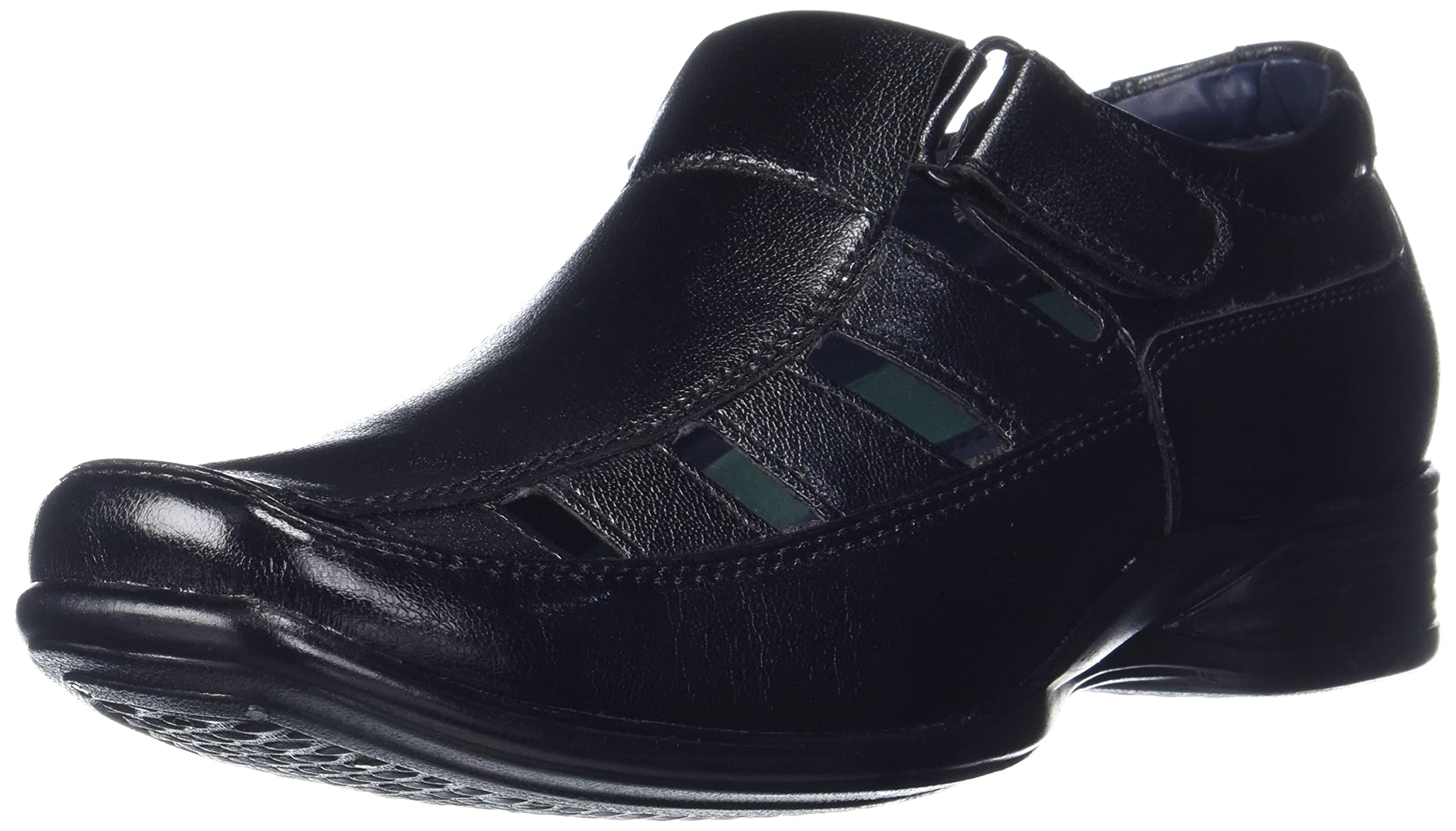 Bata Men's BOSS-Black Monk Strap Loafers