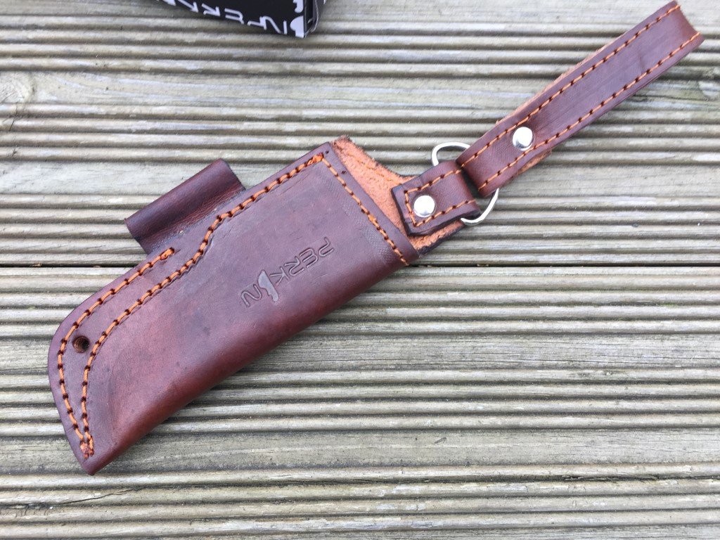 PerkinAmazing Value- Handmade Leather Sheath For hunting/Bushcraft Knife
