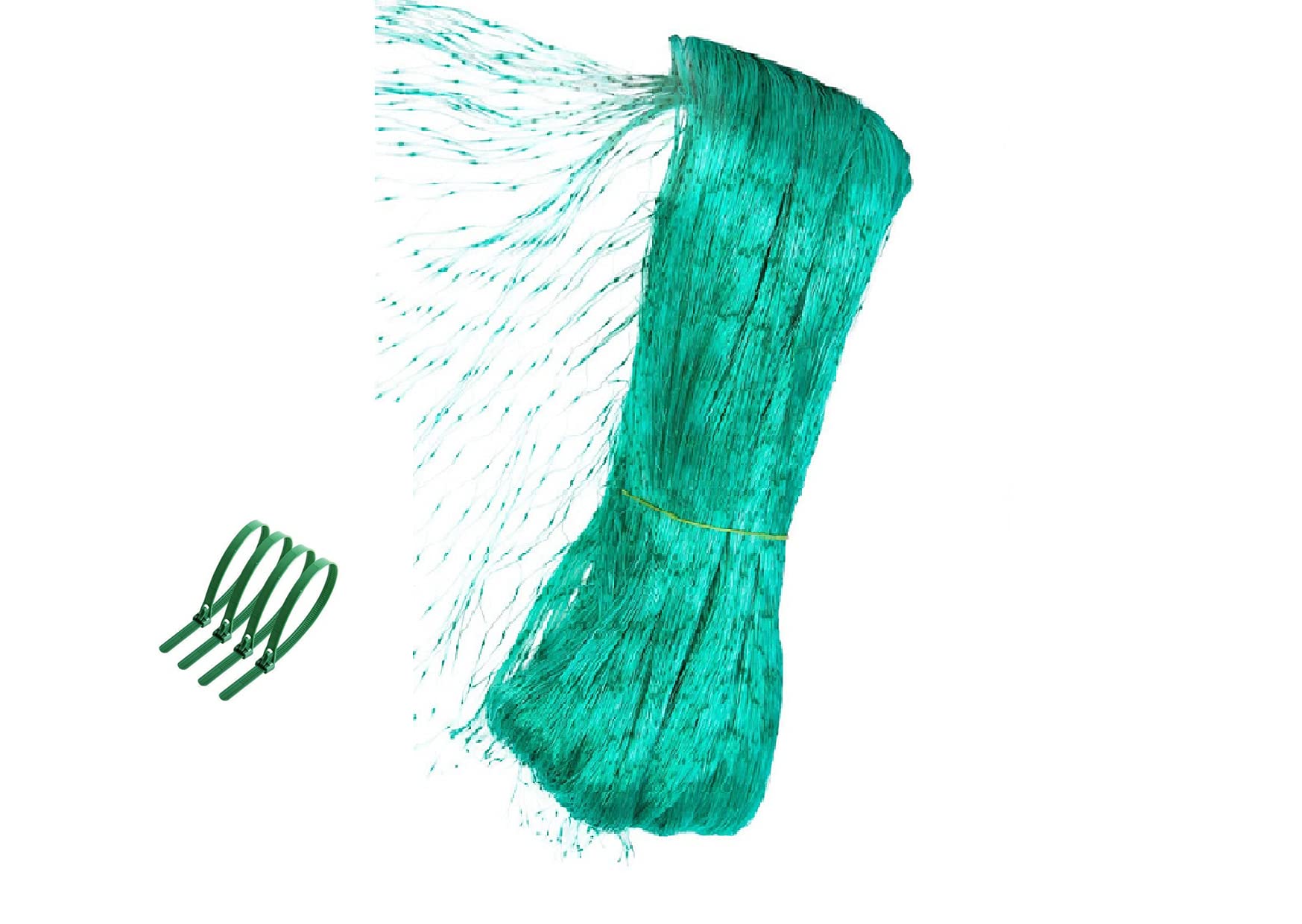 Episent Green | 4M X 10M (Approx) | Anti–Bird Net | With 4 Cable Ties | Garden Net | Pond Net | Mesh Netting | Pea Netting | Fruit &Vegetable Netting, Pond &Garden Netting & Bird Control