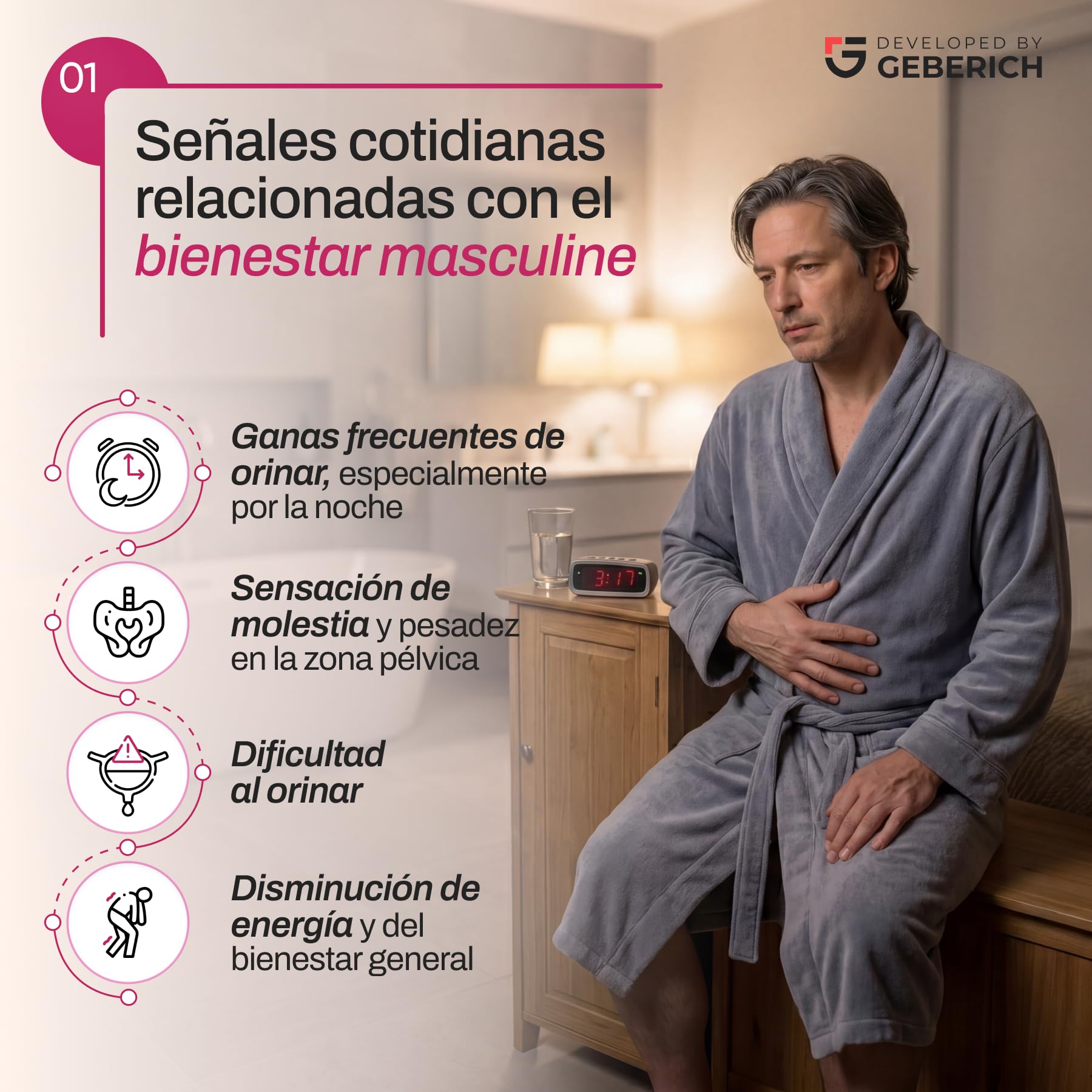 (Paquete de 3) Cápsulas PROSTATRICUM | Apoyo de las Vías Urinarias | Serenoa repens 480 mg + Equinácea 480 mg | Apoyo para la Próstata | con Ginkgo Biloba, Licopeno y Zinc | 30 Cápsulas